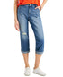 Curvy Cuffed Capri Jeans